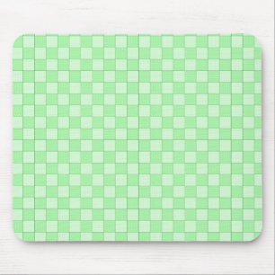 Grünes Patchwork-Muster Mousepad