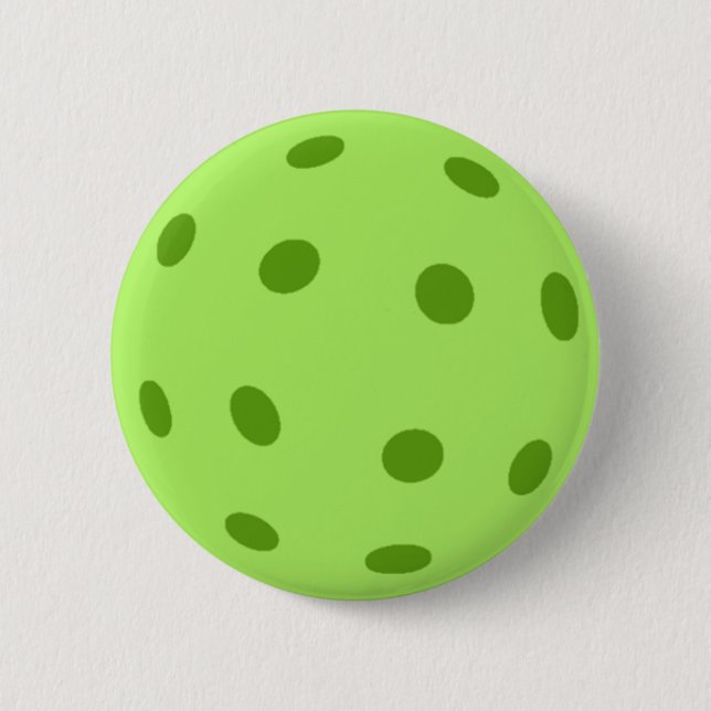 Grünes Pickleball Button (Vorderseite)