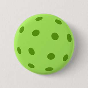 Grünes Pickleball Button