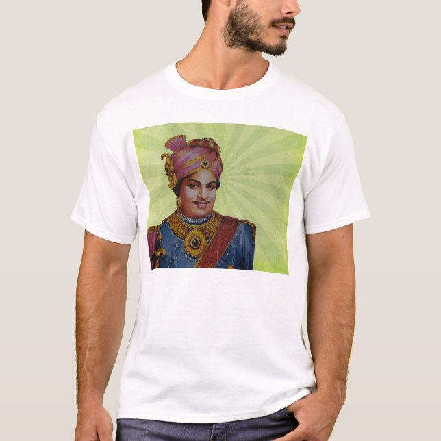 Grünes Raja T-Shirt (Vorderseite)