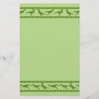 Grünes Raubvogel-Muster Briefpapier