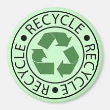 Grünes Recycling-Symbol Go Green Earth Day Öko