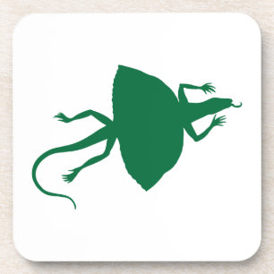 Grünes Reptil Getränkeuntersetzer