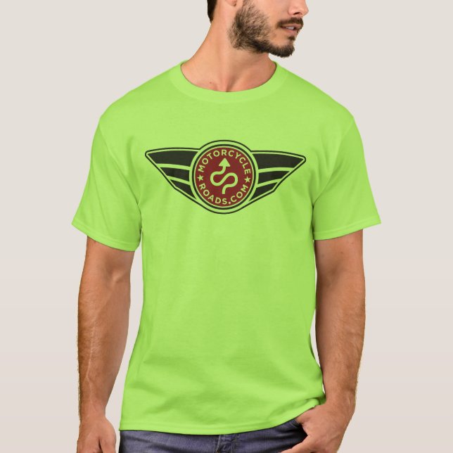 Grünes rotes MCR Steinlogo des T - Shirt w/basic (Vorderseite)