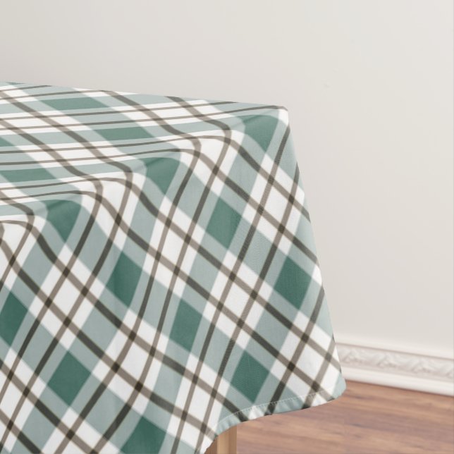 grünes Schachbrettmuster Tischdecke (Beispiel)
