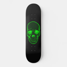 Grünes Schädel-Grafik-Skateboard für Jungen u. Skateboard