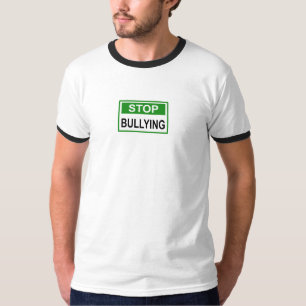 Grünes Schild gegen Mobbing T-Shirt