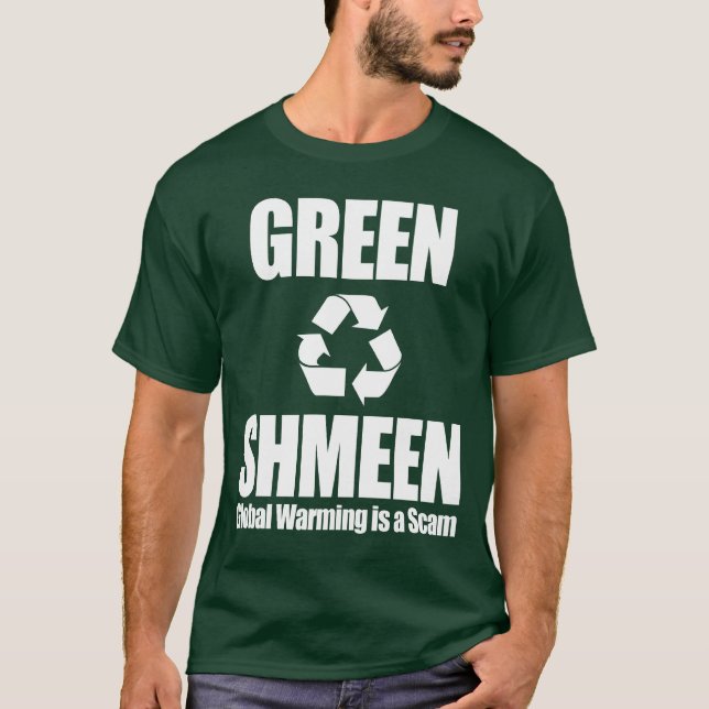 Grünes Schmeen T-Shirt (Vorderseite)