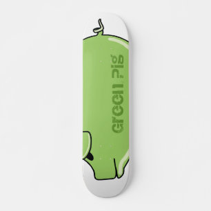 Grünes Schwein-Skateboard (Mini) Skateboard