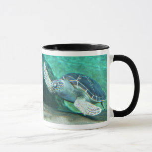 Grünes Seeschildkröte-Tasse Tasse