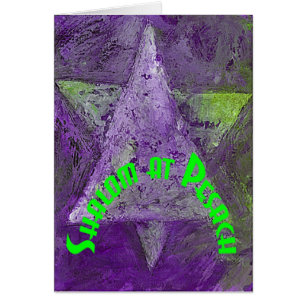 Grünes shalom bei Pesach