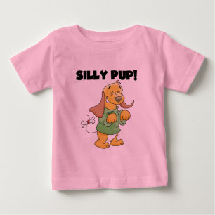 Grünes Shirt-alberne Welpen-T-Shirts und Geschenke Baby T-shirt