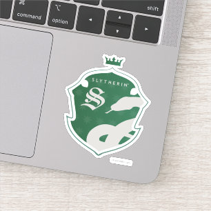 Grünes SLYTHERIN™ gekröntes Wappen Aufkleber