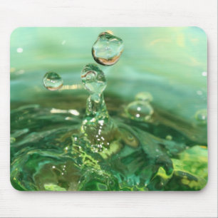 Grünes Spritzen Mousepad