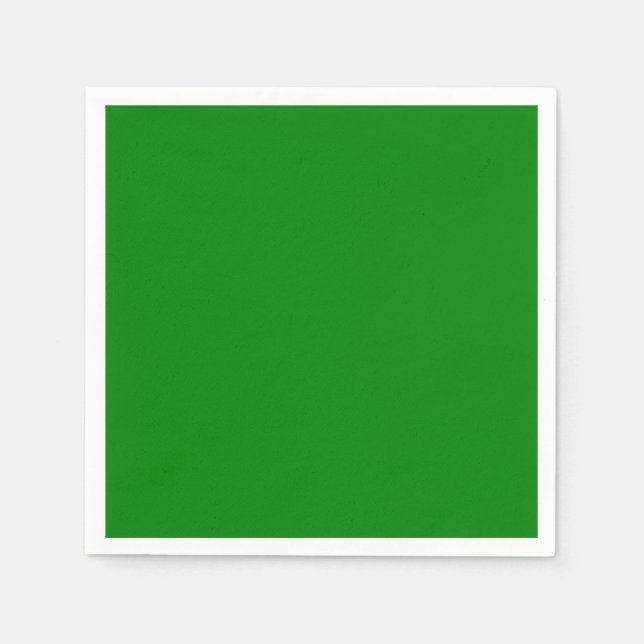 Grünes Standard-Cocktailpapier Napkin Serviette (Vorderseite)