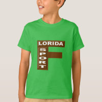 Grünes T-Shirt Schokoladenkinder FLORIDA SPORT