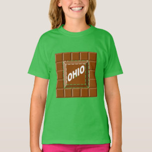 Grünes T-Shirt Tochter SCHOKOLADE OHIO
