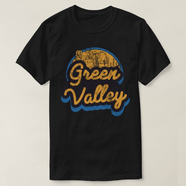 Grünes Tal, Arizona T-Shirt (Design vorne)