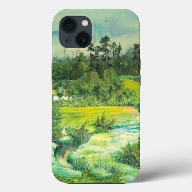 grünes Tal Case-Mate iPhone Hülle (Rückseite)