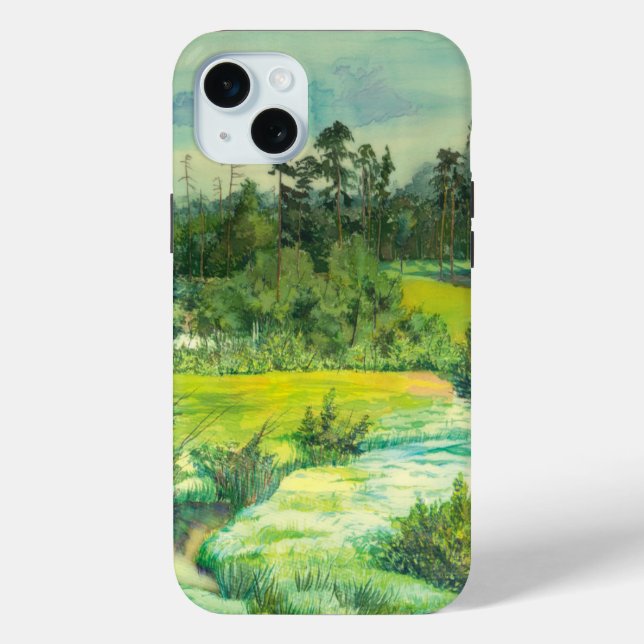 grünes Tal Case-Mate iPhone Hülle (Rückseite)
