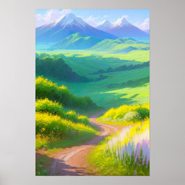 Grünes Tal der Wunder Poster