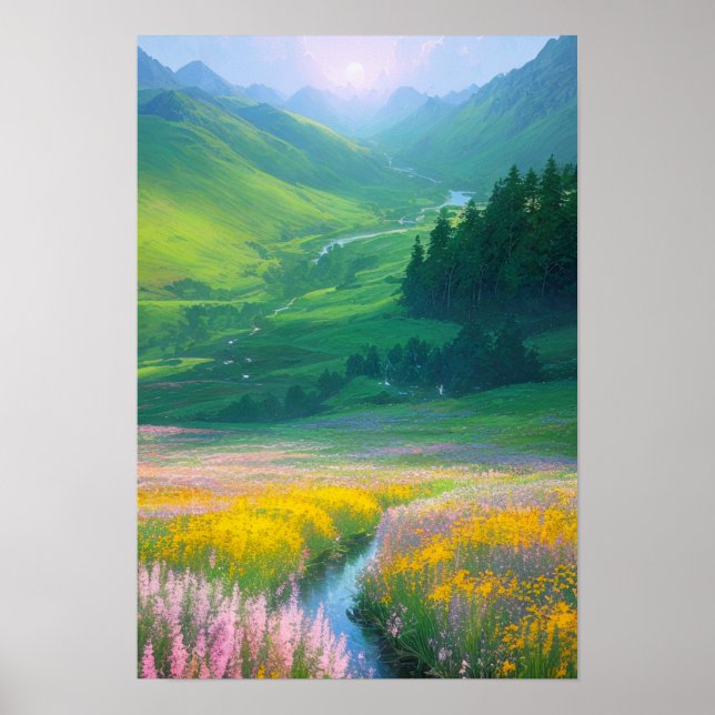 grünes Tal Poster (Vorne)