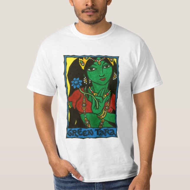 Grünes Tara T-Shirt (Vorderseite)