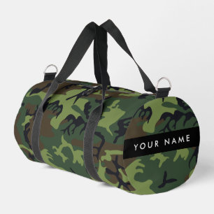 Grünes Tarnmuster, Ihr Name, Personalisieren Duffle Bag