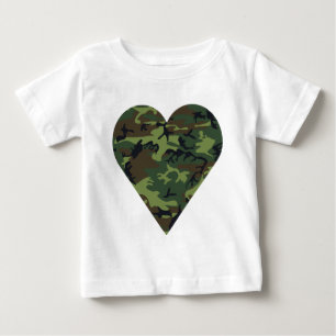 Grünes Tarnmuster, Militärisches Muster, Armee Baby T-shirt