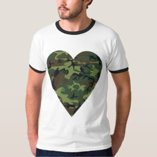 Grünes Tarnmuster, Militärisches Muster, Armee T-Shirt