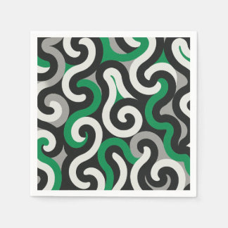 Grünes Team Serviette