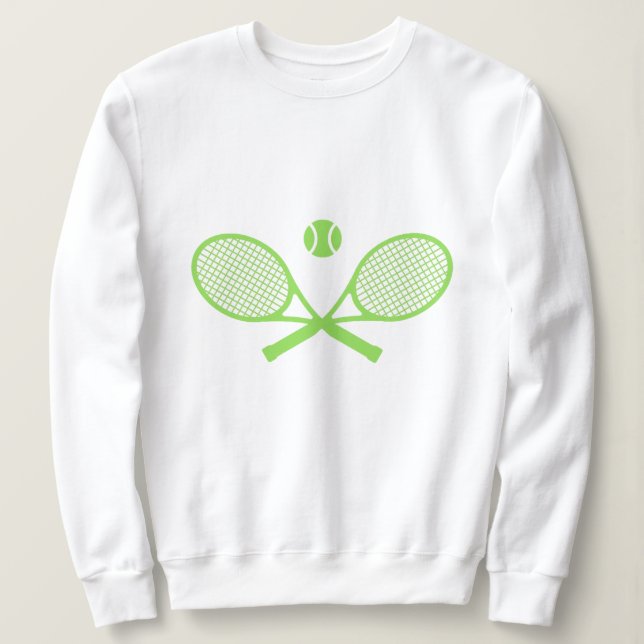 Grünes Tennis Sweatshirt (Design vorne)