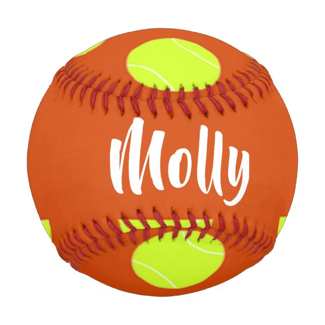 Grünes Tennisball-Orange Baseball (Vorderseite)