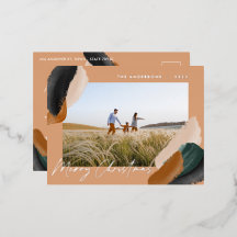 Grünes Terrakotta Modernes minimales Aquarellfarbe