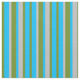 Grünes, tiefes Himmelblau und graues gestreiftes/g Stoff