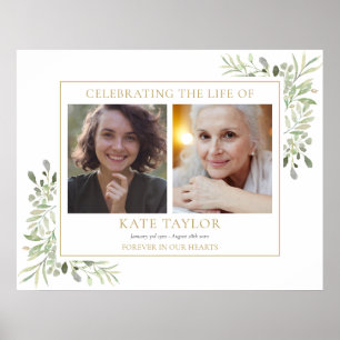 Grünes Trauerfeier Celebration Of Life 2 Foto Poster