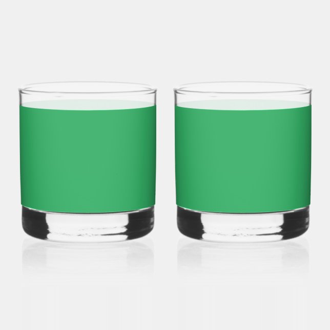 GRÜNES TRINKGLAS WHISKYGLAS (Links)