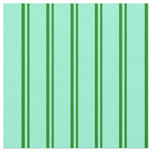 Grünes und Aquamarine-farbenes Streifenmuster Stoff