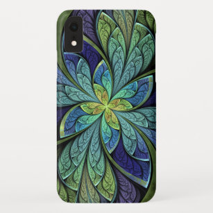 Grünes und blaues abstraktes Muster-La Chanteuse Case-Mate iPhone Hülle