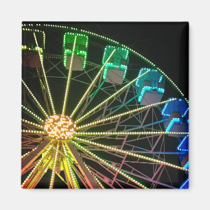 Grünes und blaues Riesenrad Magnet