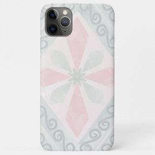 Grünes und rosa pastellfarbenes Diamantmuster Case-Mate iPhone Hülle