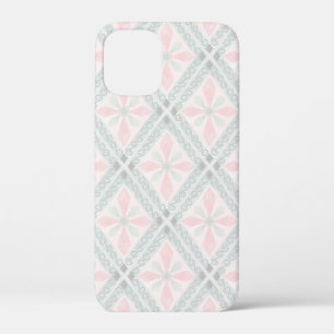 Grünes und rosa pastellfarbenes Diamantmuster Case-Mate iPhone Hülle