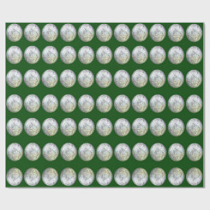 Grünes und Silberverschleißpapier Geschenkpapier