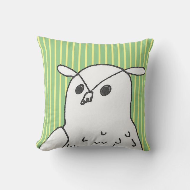 Grünes Wald Tierart Niedliches Ei Kissen (Vorderseite)