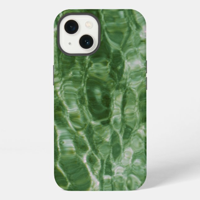 Grünes Wasser iPhone Hülle (Rückseite)