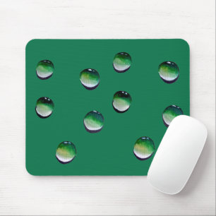 Grünes Wasser senkt die Wasserkunst Mousepad