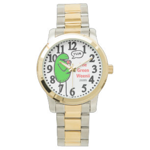 Grünes Weenii "Yum" Armbanduhr