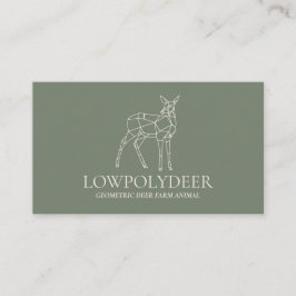 Grünes Weidetier Visitenkarte