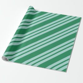 Grünes Weihnachtscreme Geschenkpapier