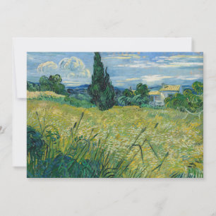 Grünes Weizenfeld mit Cypress   Vincent van Gogh